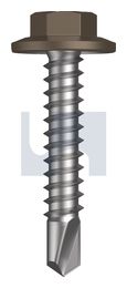 METAL SDS FLANGED HEX HEAD CL4 JA MET FLG HX:12-14X 30 thumbnail 2