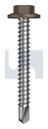 METAL SDS FLANGED HEX HEAD CL4 JA MET FLG HX:12-14X 45 thumbnail 2