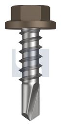 METAL SDS FLANGED HEX HEAD CL4 JA MET FLG HX:14-10X 25 thumbnail 2