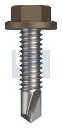 METAL SDS FLANGED HEX HEAD CL4 JA MET FLG HX:14-20X 25 thumbnail 2