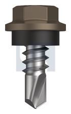METAL SDS HEX HEAD + WASHER CL4 JA MET SEAL HX: 8-18X 12 thumbnail 2