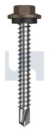 METAL SDS HEX HEAD + WASHER CL4 JA MET SEAL HX:12-14X 45 thumbnail 2