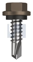 METAL SDS HEX HEAD + WASHER CL4 JA MET SEAL HX:14-14X 22 thumbnail 2