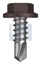 METAL SDS FLANGED HEX HEAD CL4 LO MET FLG HX: 8-18X 12 thumbnail 2