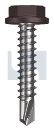 METAL SDS FLANGED HEX HEAD CL4 LO MET FLG HX:10-16X 25 thumbnail 2