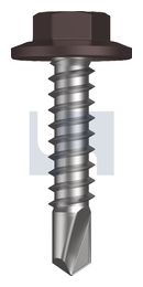 METAL SDS FLANGED HEX HEAD CL4 LO MET FLG HX:12-14X 25 thumbnail 2