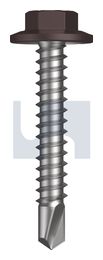 METAL SDS FLANGED HEX HEAD CL4 LO MET FLG HX:12-14X 35 thumbnail 2