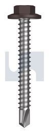 METAL SDS FLANGED HEX HEAD CL4 LO MET FLG HX:12-14X 45 thumbnail 2