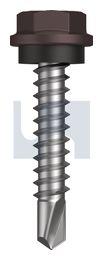 METAL SDS HEX HEAD + WASHER CL4 LO MET SEAL HX:10-16X 25 thumbnail 2