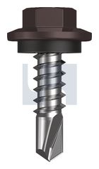 METAL SDS HEX HEAD + WASHER CL4 LO MET SEAL HX:12-14X 20 thumbnail 2