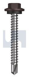 METAL SDS HEX HEAD + WASHER CL4 LO MET SEAL HX:12-14X 45 thumbnail 2