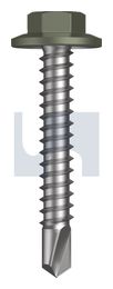 METAL SDS FLANGED HEX HEAD CL3 MA MET FLG HX:12-14X 35 thumbnail 2