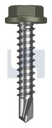 METAL SDS FLANGED HEX HEAD CL4 MA MET FLG HX:10-16X 25 thumbnail 2