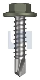 METAL SDS FLANGED HEX HEAD CL4 MA MET FLG HX:12-14X 25 thumbnail 2