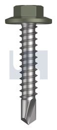 METAL SDS FLANGED HEX HEAD CL4 MA MET FLG HX:12-14X 30 thumbnail 2