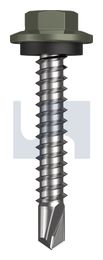 METAL SDS HEX HEAD + WASHER CL4 MA MET SEAL HX:12-14X 35 thumbnail 2
