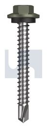 METAL SDS HEX HEAD + WASHER CL4 MA MET SEAL HX:12-14X 45 thumbnail 2