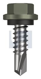 METAL SDS HEX HEAD + WASHER CL4 MA MET SEAL HX:14-14X 22 thumbnail 2