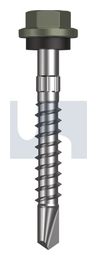 METAL SDS HEX HEAD + WASHER CL4 MA MET SEAL HX S:14-10X 50 thumbnail 2