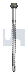 METAL SDS HEX HEAD + WASHER CL4 MA MET SEAL HX S:14-14X115 thumbnail 2