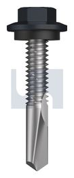 s500 SDS HEX HEAD + WASHER CL4 MO S500 SEAL HX:12-24X 32 thumbnail 2