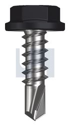 METAL SDS FLANGED HEX HEAD CL4 MO MET FLG HX:10-16X 16 thumbnail 2