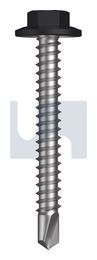 METAL SDS FLANGED HEX HEAD CL4 MO MET FLG HX:12-14X 45 thumbnail 2
