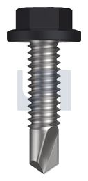 METAL SDS FLANGED HEX HEAD CL4 MO MET FLG HX:14-20X 25 thumbnail 2