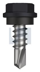 METAL SDS HEX HEAD + WASHER CL4 MO MET SEAL HX:10-16X 16 thumbnail 2