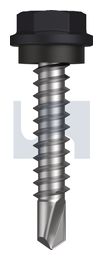 METAL SDS HEX HEAD + WASHER CL4 MO MET SEAL HX:10-16X 25 thumbnail 2