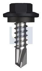 METAL SDS HEX HEAD + WASHER CL4 MO MET SEAL HX:12-14X 20 thumbnail 2