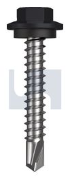 METAL SDS HEX HEAD + WASHER CL4 MO MET SEAL HX:12-14X 35 thumbnail 2