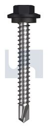 METAL SDS HEX HEAD + WASHER CL4 MO MET SEAL HX:12-14X 45 thumbnail 2