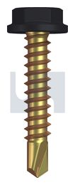 METAL SDS FLANGED HEX HEAD ZYP MO MET FLG HX:10-16X 25 thumbnail 2