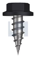 NEEDLE PT SDS FLANGED HEX CL4 MO NP FLG HX: 8-15X 12 thumbnail 2