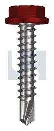 METAL SDS FLANGED HEX HEAD CL4 MR MET FLG HX:10-16X 25 thumbnail 2