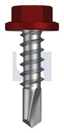 METAL SDS FLANGED HEX HEAD CL4 MR MET FLG HX:14-10X 25 thumbnail 2