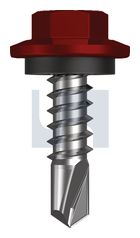 METAL SDS HEX HEAD + WASHER CL4 MR MET SEAL HX:12-14X 20 thumbnail 2