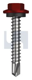 METAL SDS HEX HEAD + WASHER CL4 MR MET SEAL HX:12-14X 35 thumbnail 2