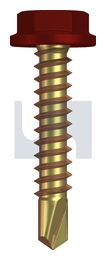 METAL SDS FLANGED HEX HEAD ZYP MR MET FLG HX:10-16X 25 thumbnail 2