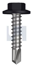 METAL SDS FLANGED HEX HEAD CL4 NS MET FLG HX:12-14X 25 thumbnail 2