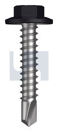 METAL SDS FLANGED HEX HEAD CL4 NS MET FLG HX:12-14X 30 thumbnail 2