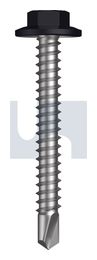 METAL SDS FLANGED HEX HEAD CL4 NS MET FLG HX:12-14X 45 thumbnail 2
