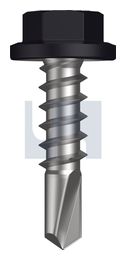 METAL SDS FLANGED HEX HEAD CL4 NS MET FLG HX:14-10X 25 thumbnail 2