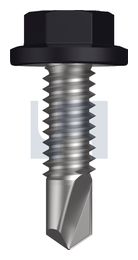 METAL SDS FLANGED HEX HEAD CL4 NS MET FLG HX:14-20X 22 thumbnail 2