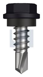 METAL SDS HEX HEAD + WASHER CL4 NS MET SEAL HX:10-16X 16 thumbnail 2