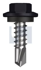 METAL SDS HEX HEAD + WASHER CL4 NS MET SEAL HX:12-14X 20 thumbnail 2