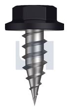 NEEDLE PT SDS FLANGED HEX CL4 NS NP FLG HX: 8-15X 12 thumbnail 2