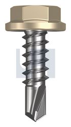METAL SDS FLANGED HEX HEAD CL4 PA MET FLG HX:10-16X 16 thumbnail 2