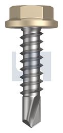 METAL SDS FLANGED HEX HEAD CL4 PA MET FLG HX:10-16X 22 thumbnail 2